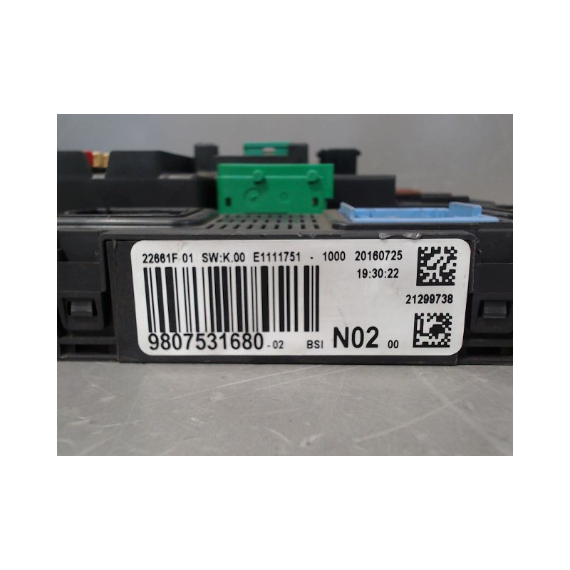 BOITIER GESTION HABITACLE PEUGEOT 208