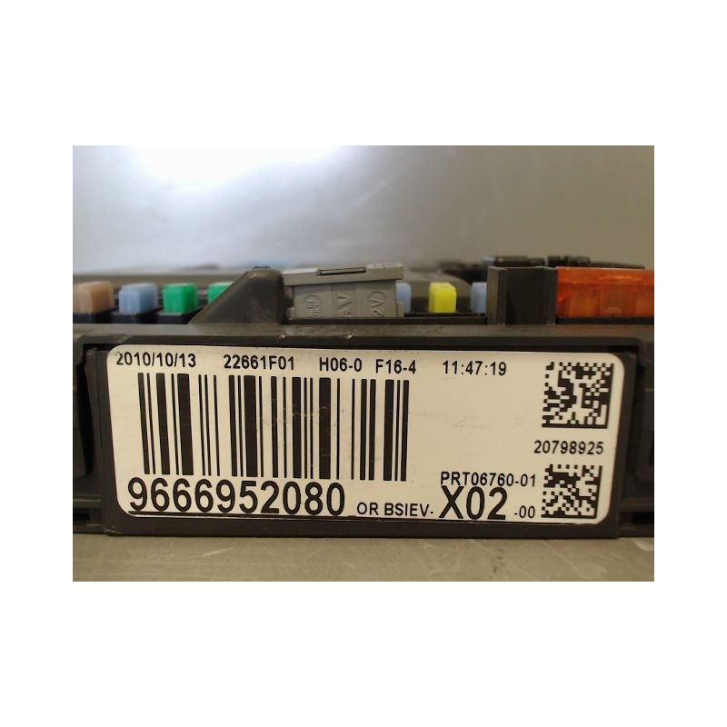 BOITIER GESTION HABITACLE PEUGEOT 207