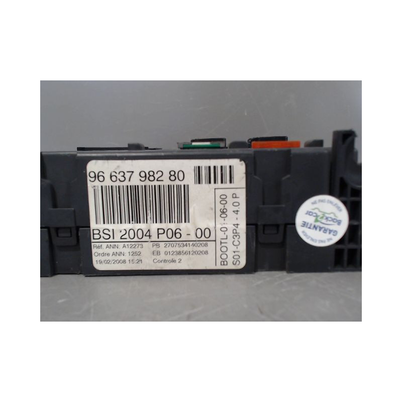 BOITIER GESTION HABITACLE PEUGEOT 207