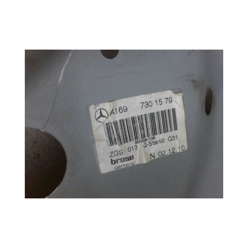 MECANISME+MOTEUR LEVE-GLACE ARRIERE GAUCHE MERCEDES CLASSE B 2008-