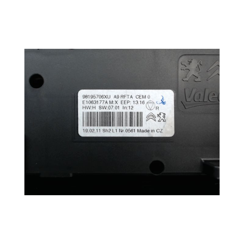 COMMANDE DE CHAUFFAGE PEUGEOT 2008