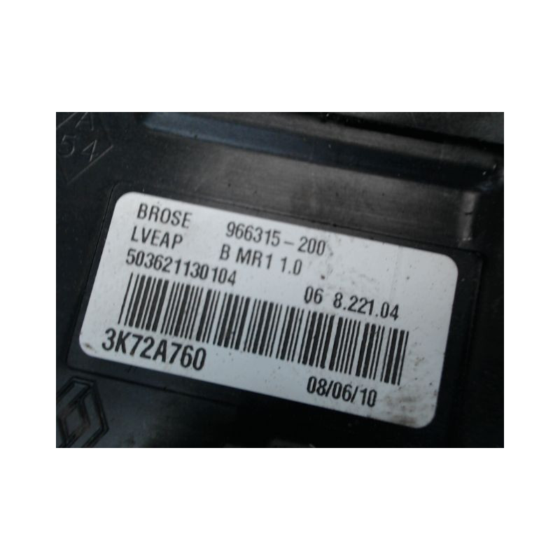 MECANISME LEVE-GLACE AVANT GAUCHE RENAULT MEGANE