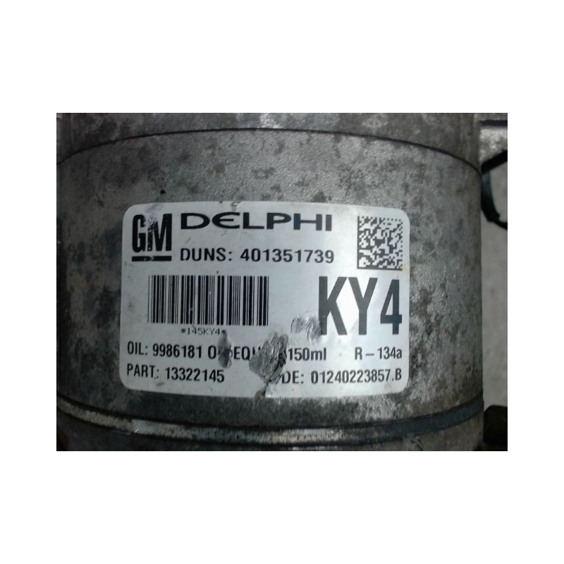 COMPRESSEUR AIR CONDITIONNE OPEL MERIVA 2006-