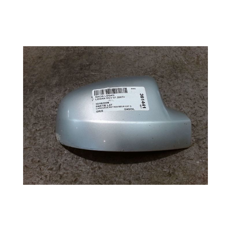 CARENAGE RETROVISEUR EXTERIEUR DROIT DACIA LOGAN MCV 2007-