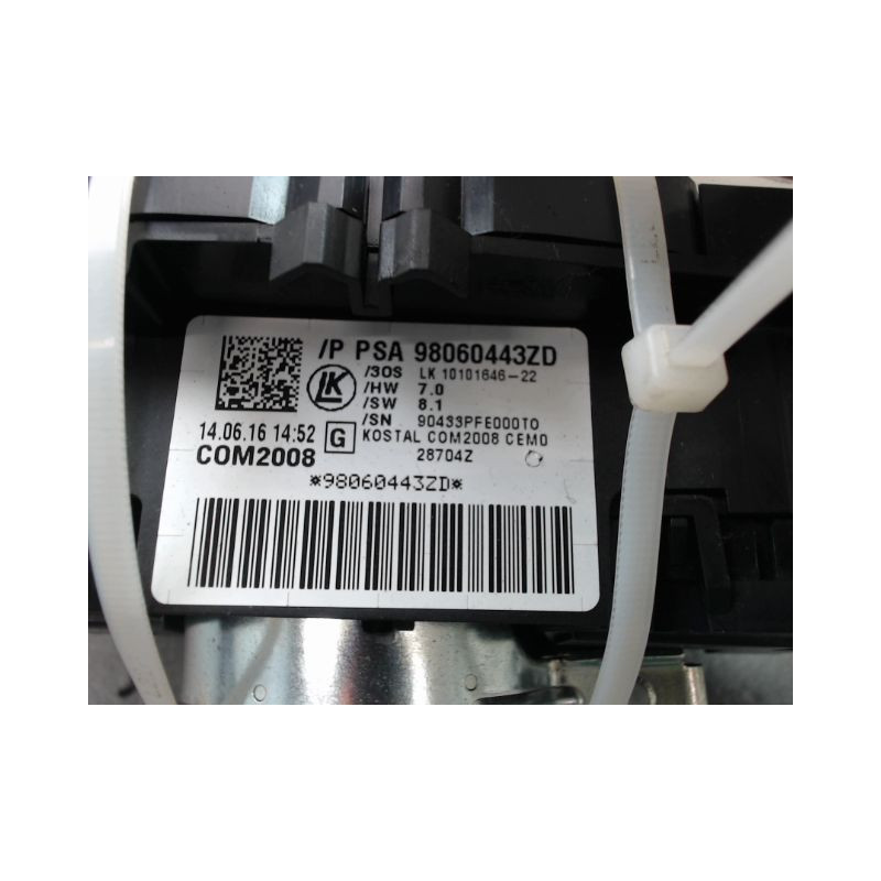 BLOC COMMODOS CITROEN C3 II Phase 2 (A51) 2013-2016
