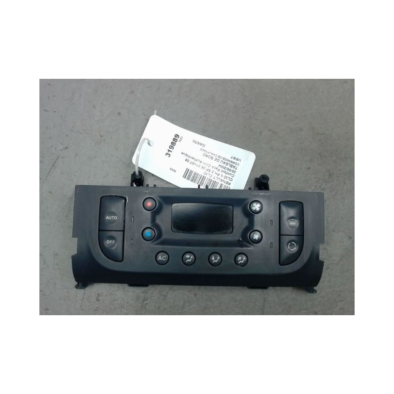 COMMANDE DE CHAUFFAGE RENAULT CLIO II PH.2 01-06