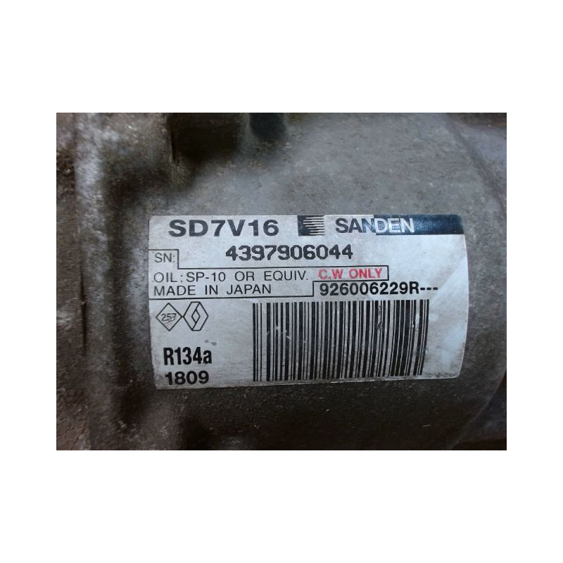 COMPRESSEUR AIR CONDITIONNE DACIA DUSTER