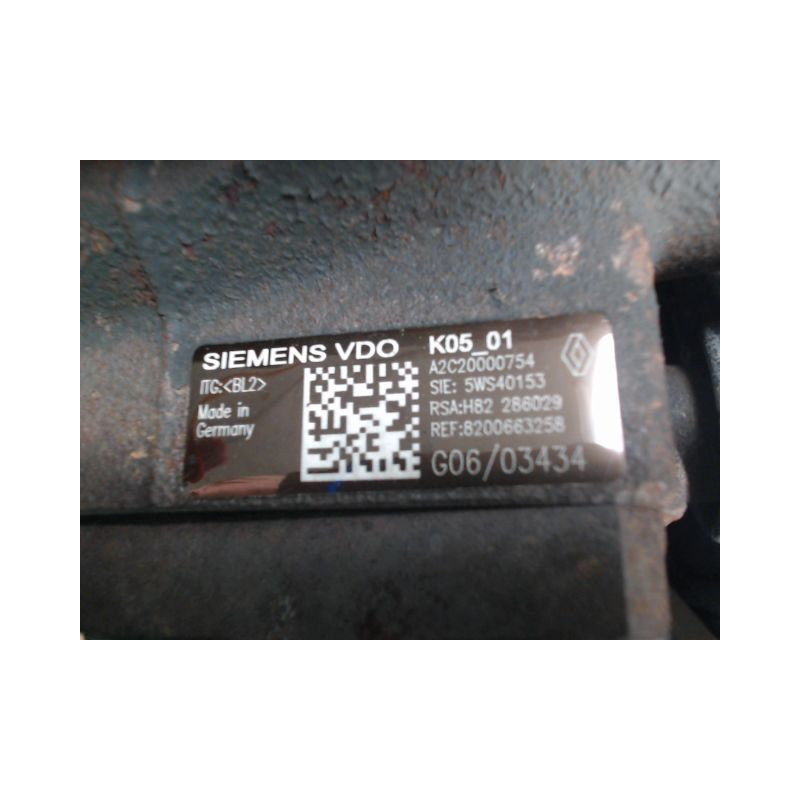 MOTEUR DIESEL RENAULT MEGANE 1.5 dCi 