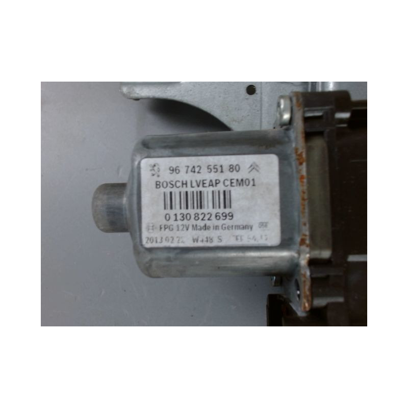 MECANISME+MOTEUR LEVE-GLACE ARRIERE GAUCHE PEUGEOT 208