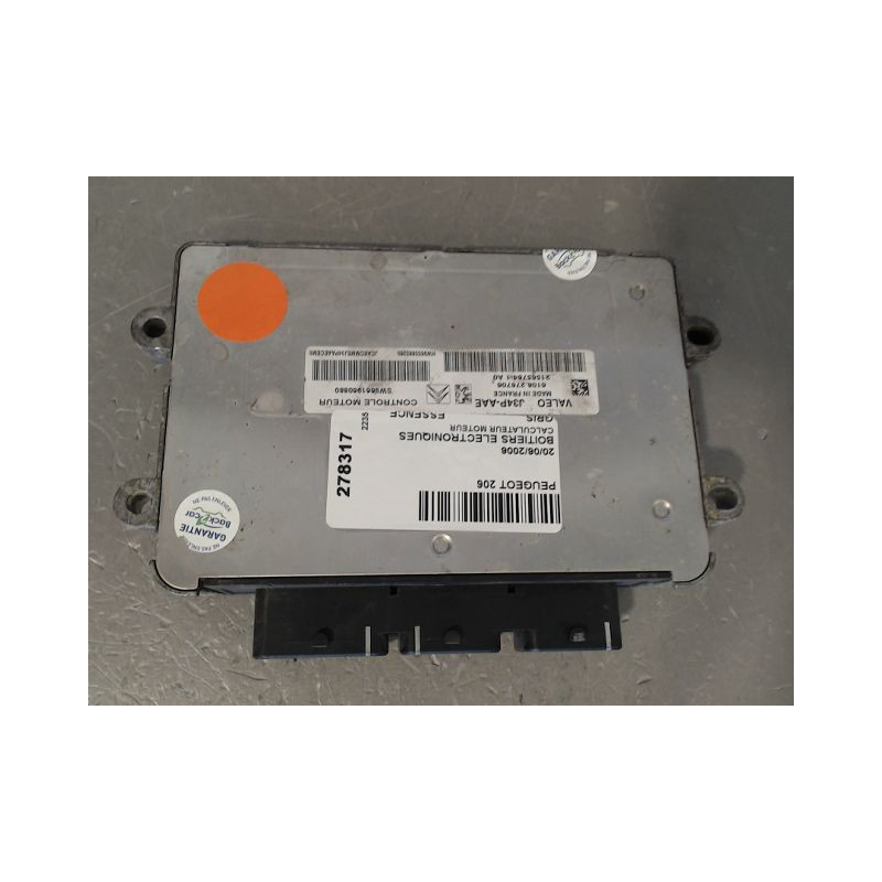 CALCULATEUR MOTEUR PEUGEOT 206