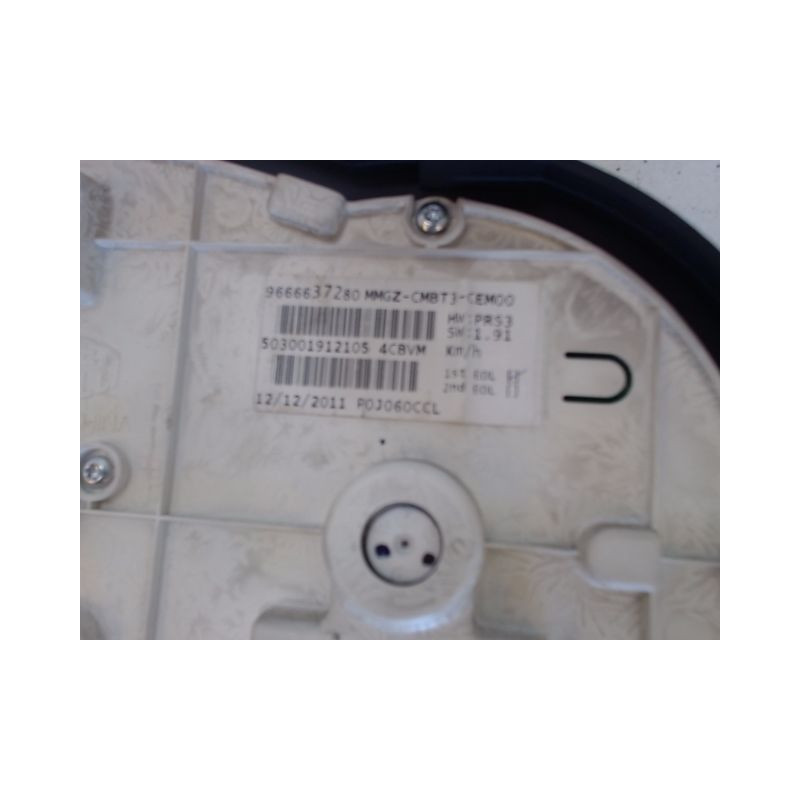 BLOC COMPTEURS PEUGEOT 206