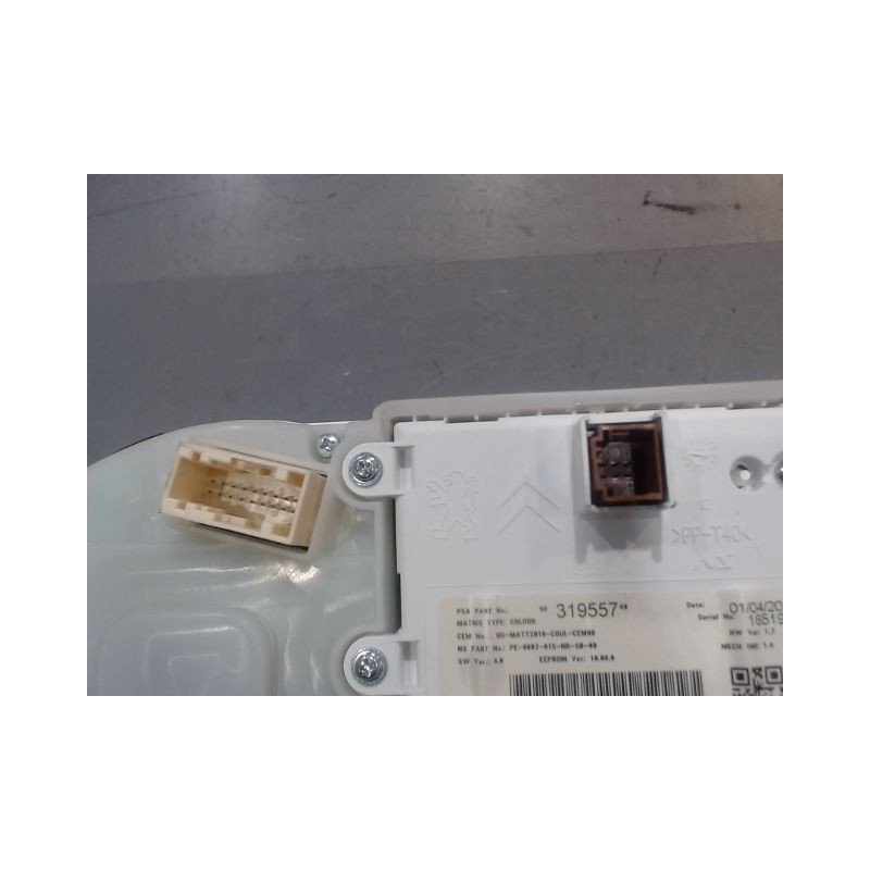 BLOC COMPTEURS PEUGEOT 2008