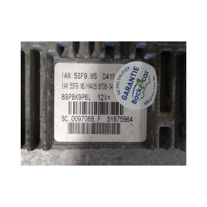 CALCULATEUR MOTEUR FIAT 500