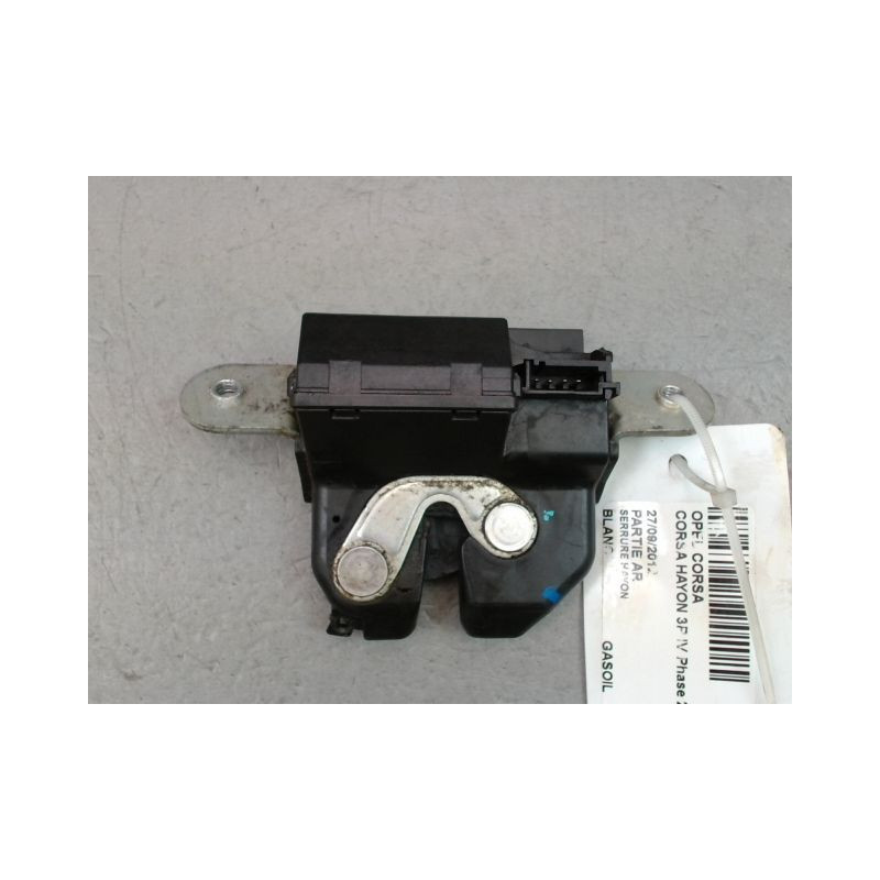 SERRURE HAYON  OPEL CORSA IV Phase 2 (D) 2011-2015