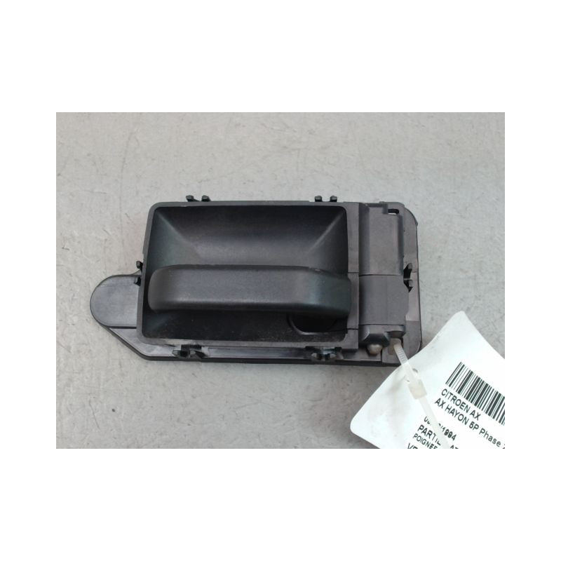 POIGNEE INTERIEURE PORTE ARRIERE DROIT CITROEN AX Phase 2 1991-1998