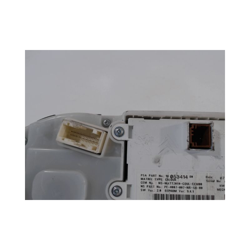 BLOC COMPTEURS PEUGEOT 2008