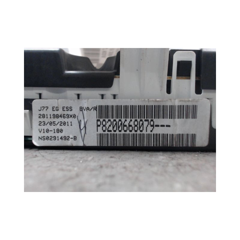 BLOC COMPTEURS RENAULT MODUS 2008-