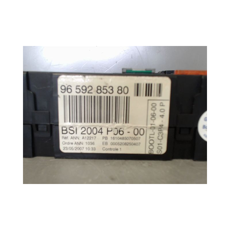 BOITIER GESTION HABITACLE PEUGEOT 207 5P