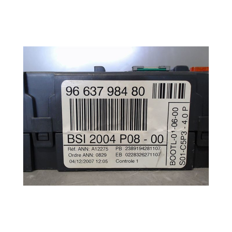 BOITIER GESTION HABITACLE CITROEN C8