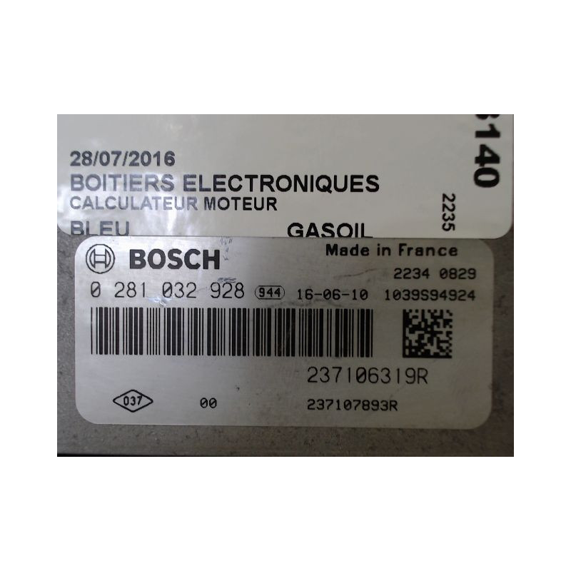 CALCULATEUR MOTEUR RENAULT MEGANE