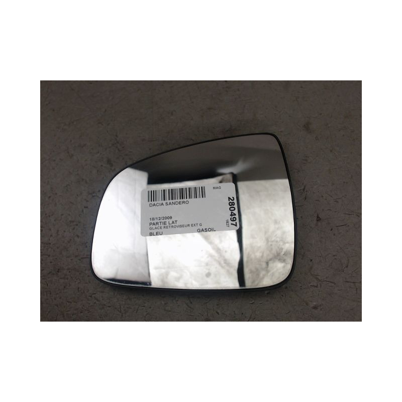 GLACE RETROVISEUR EXT G DACIA SANDERO