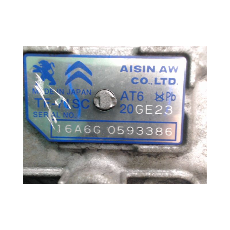 BOITE A VITESSE AUTOMATIQUE CITROEN C4 1.6 BlueHDi 120