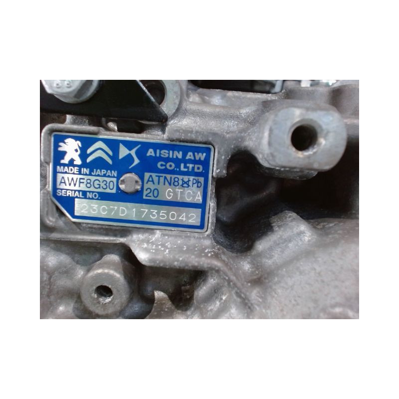 BOITE A VITESSE AUTOMATIQUE PEUGEOT 5008 2009- 1.2 THP/ PureTech 130 (MRHNSM, MRHNSU, MRHNSJ, MRHNYW,...