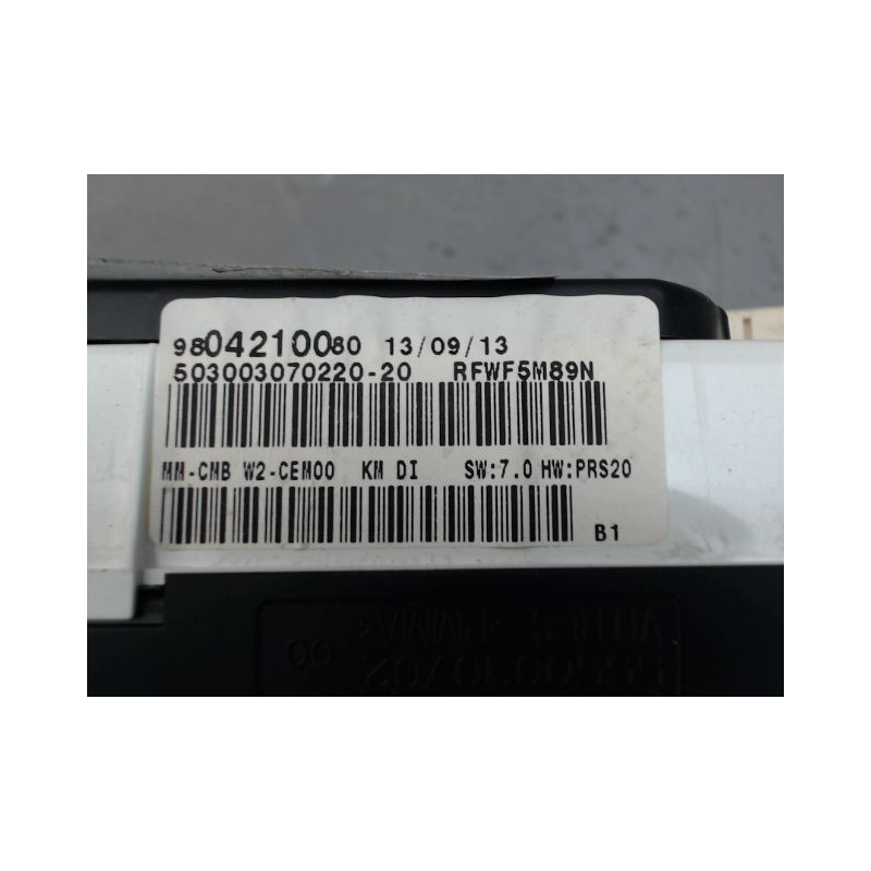 BLOC COMPTEURS PEUGEOT 508