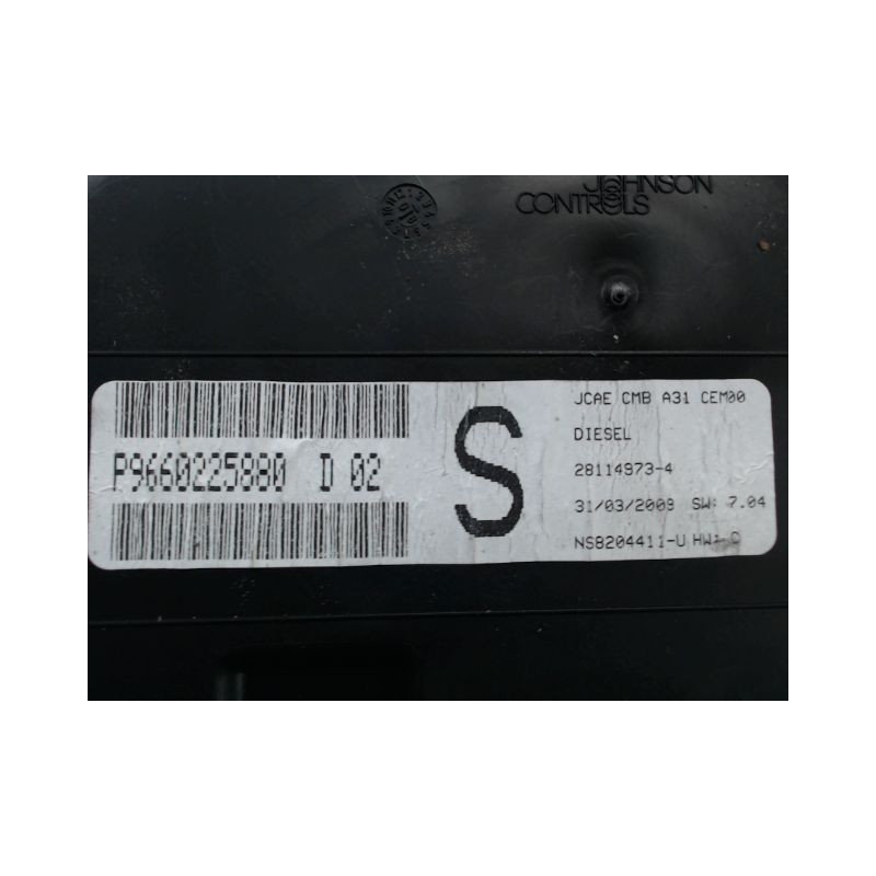 BLOC COMPTEURS CITROEN C3