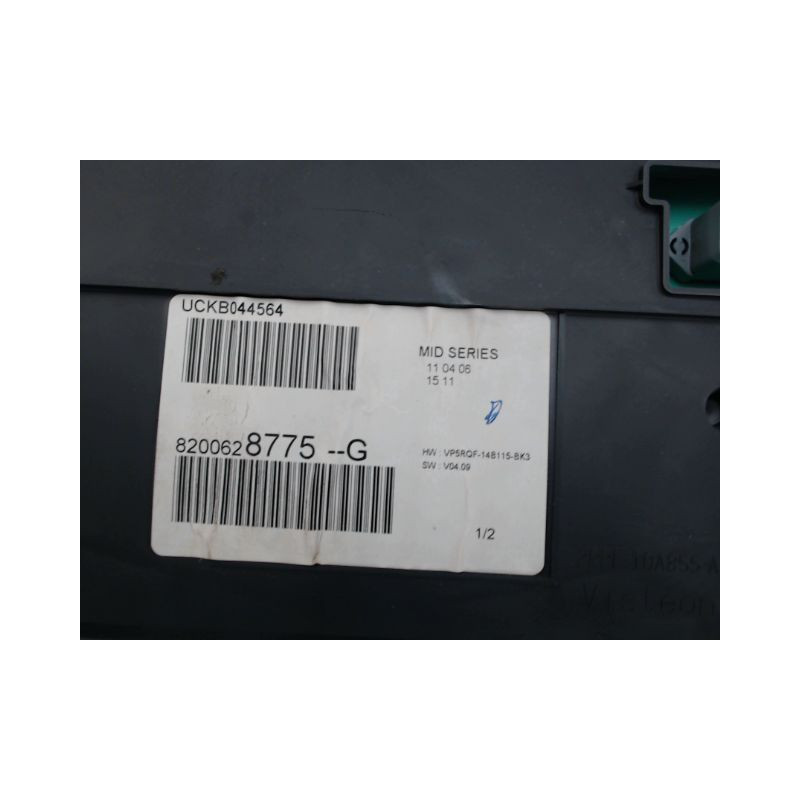 BLOC COMPTEURS RENAULT CLIO