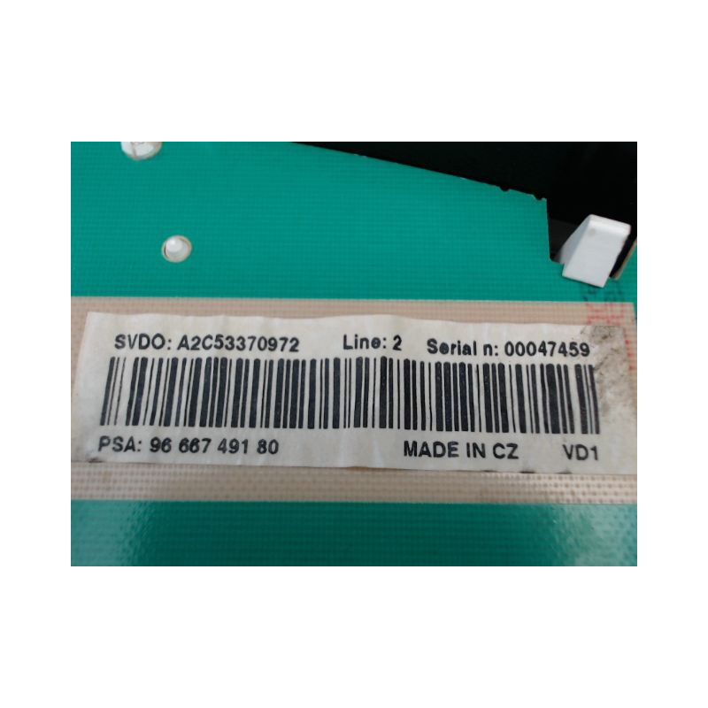 BLOC COMPTEURS PEUGEOT 207