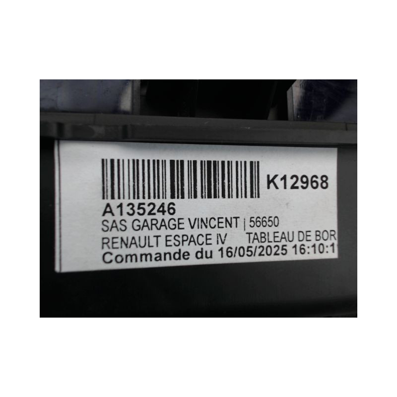 BLOC COMPTEURS RENAULT ESPACE