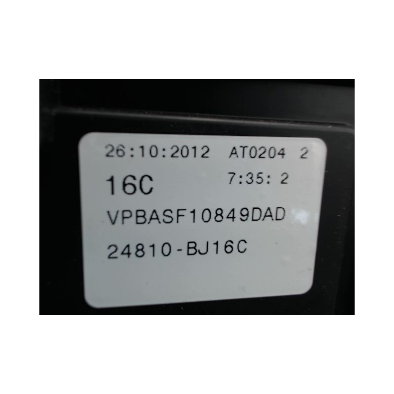 BLOC COMPTEURS NISSAN NV200