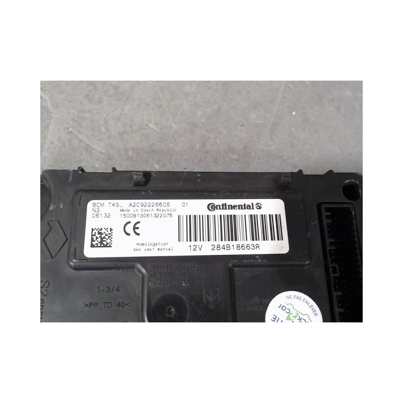 BOITIER GESTION HABITACLE RENAULT CLIO