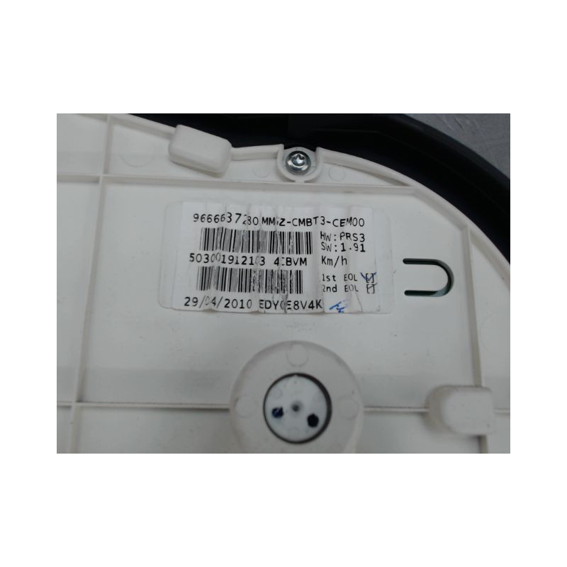 BLOC COMPTEURS PEUGEOT 206