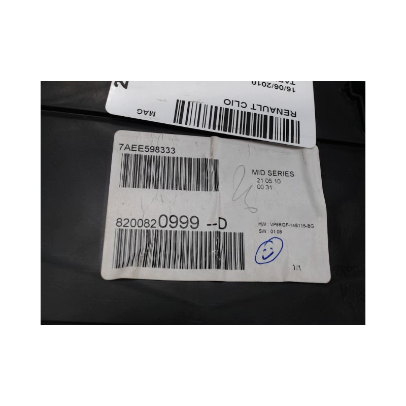 BLOC COMPTEURS RENAULT CLIO