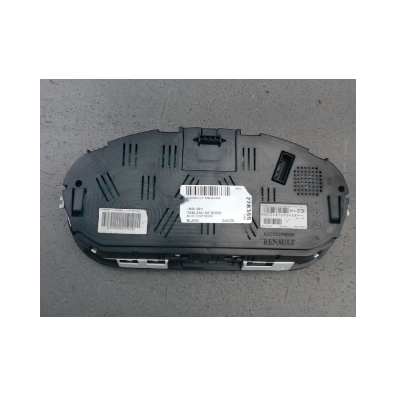 BLOC COMPTEURS RENAULT MEGANE