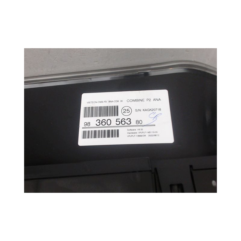 BLOC COMPTEURS PEUGEOT 208