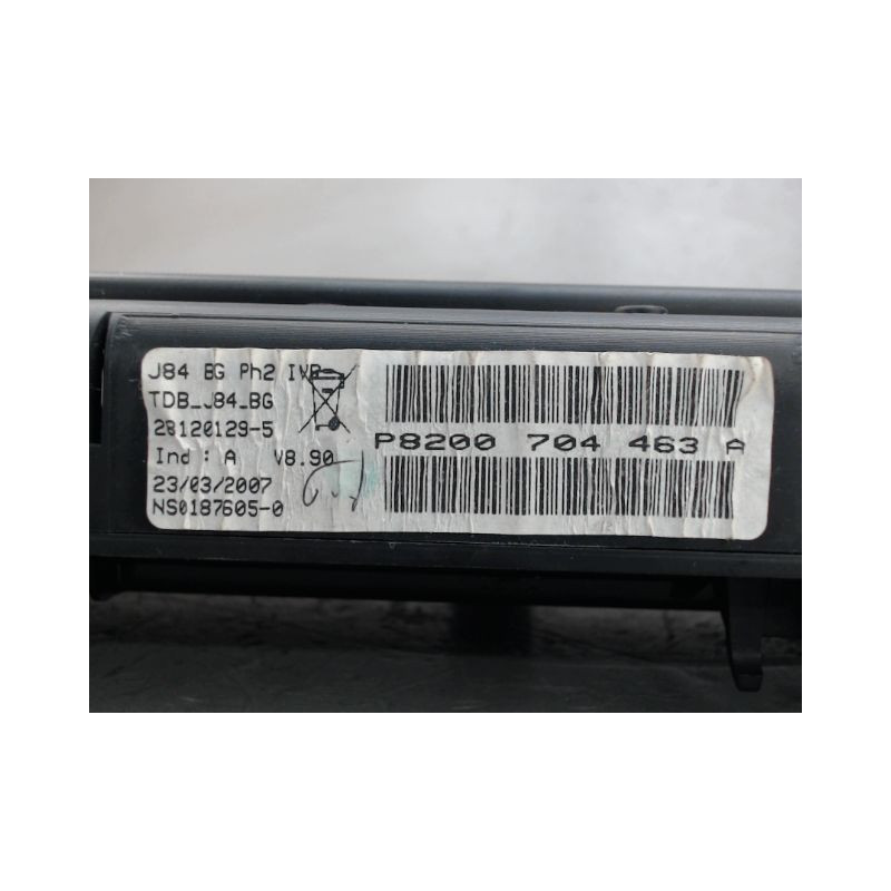 BLOC COMPTEURS RENAULT MEGANE