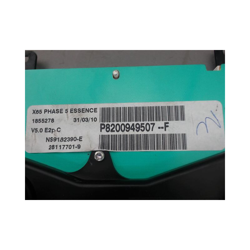 BLOC COMPTEURS RENAULT CLIO