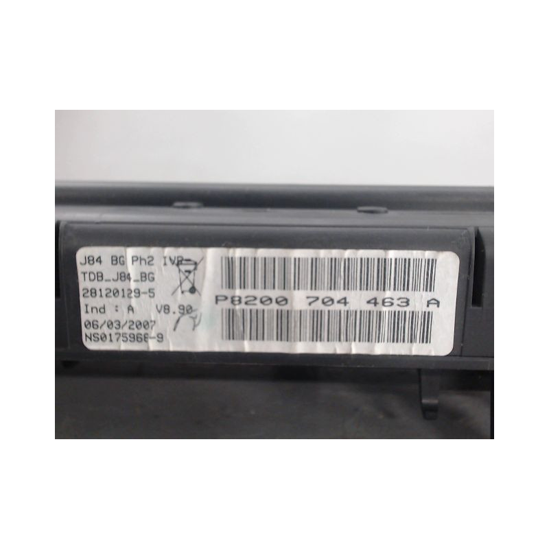 BLOC COMPTEURS RENAULT MEGANE