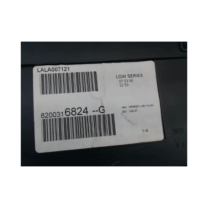 BLOC COMPTEURS RENAULT CLIO
