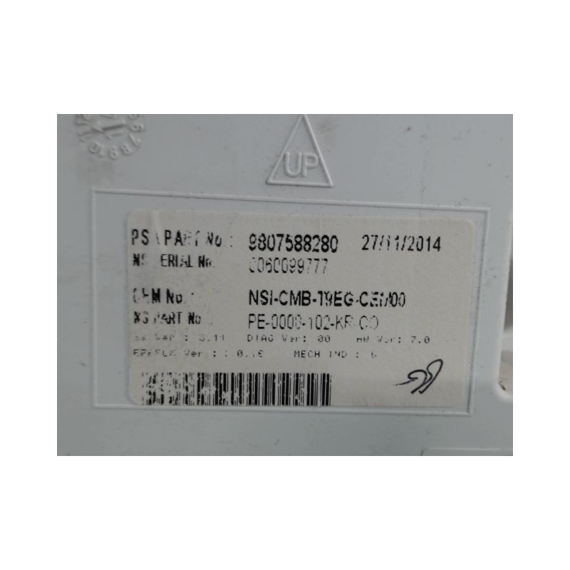 BLOC COMPTEURS PEUGEOT 308