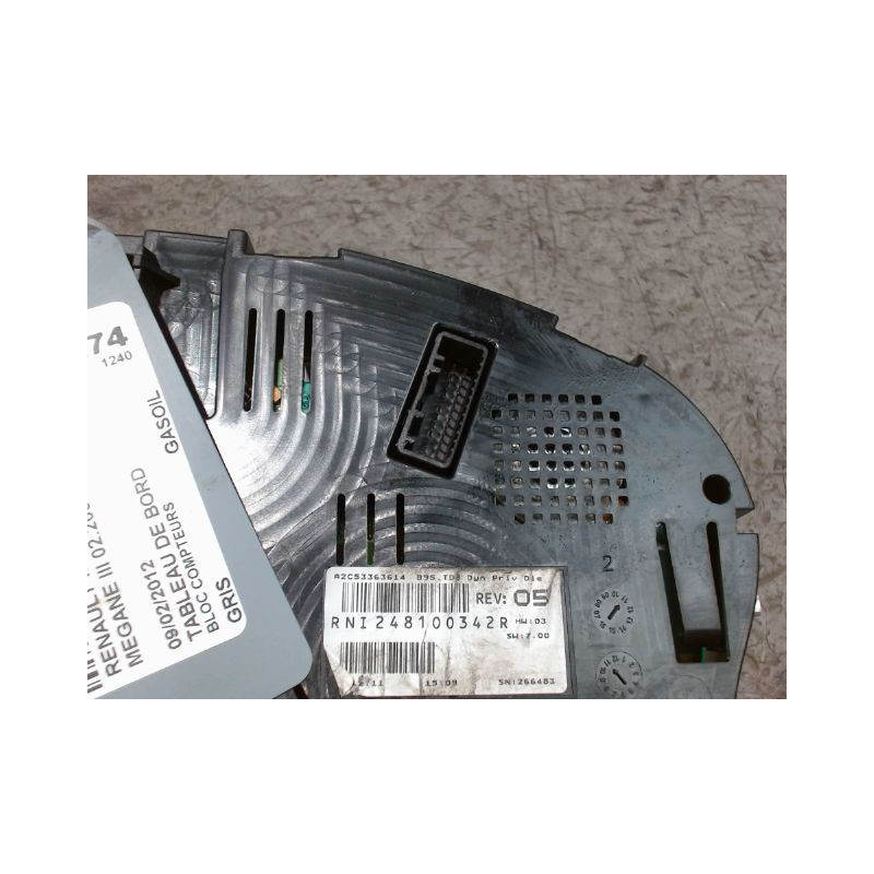 BLOC COMPTEURS RENAULT MEGANE
