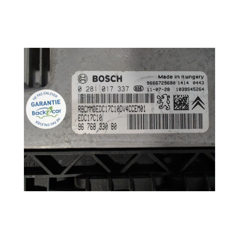 CALCULATEUR MOTEUR CITROEN C3