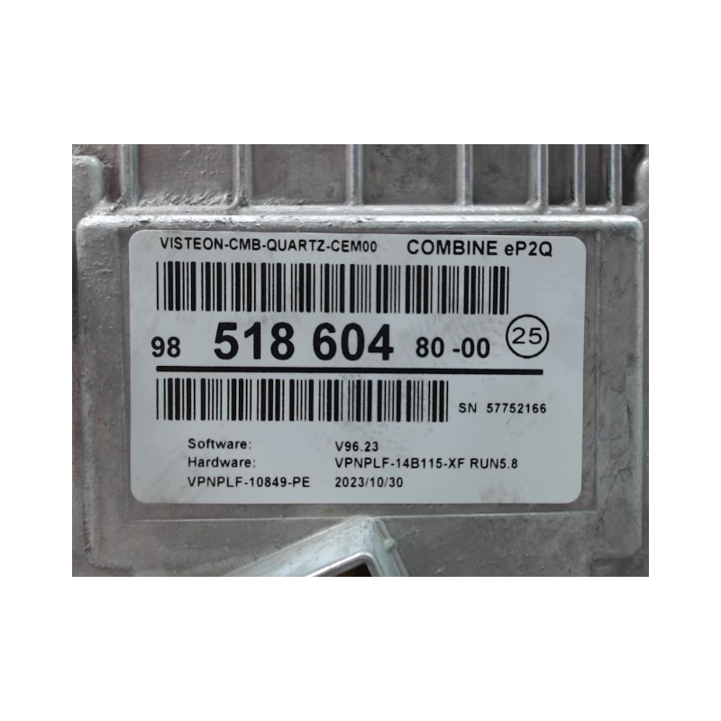 BLOC COMPTEURS PEUGEOT 208