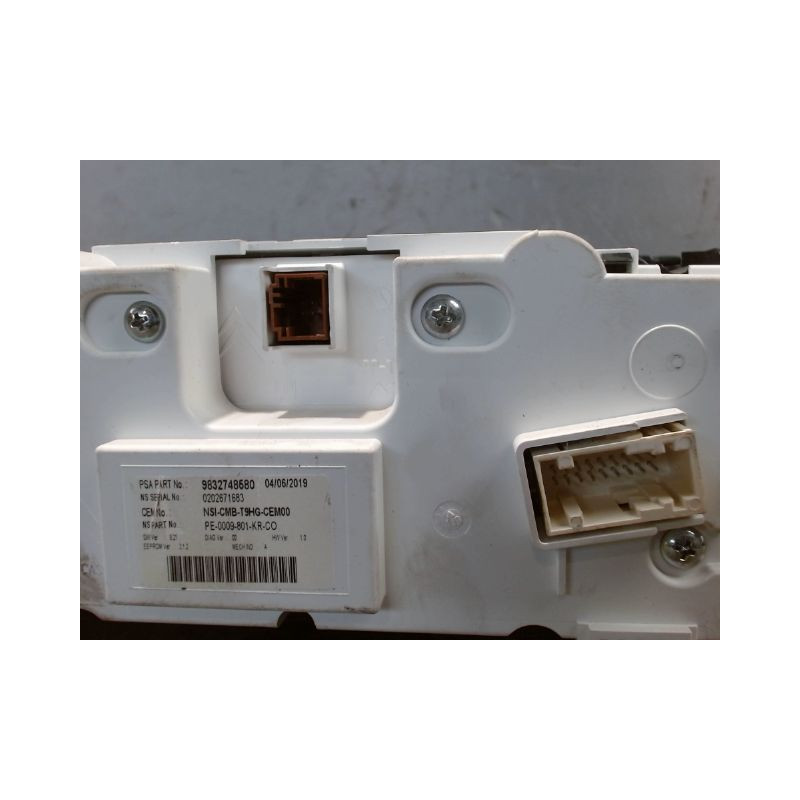 BLOC COMPTEURS PEUGEOT 308 2011-