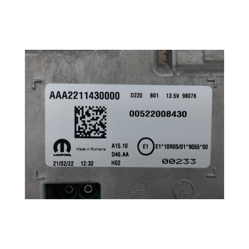 BLOC COMPTEURS FIAT 500 2007-
