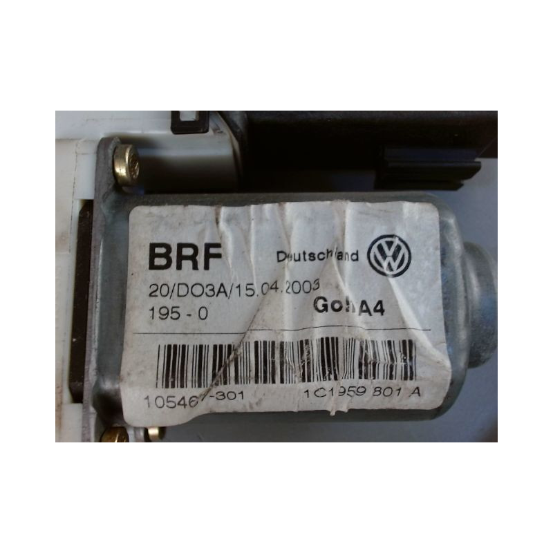 MECANISME+MOTEUR LEVE-GLACE AVANT GAUCHE VOLKSWAGEN GOLF