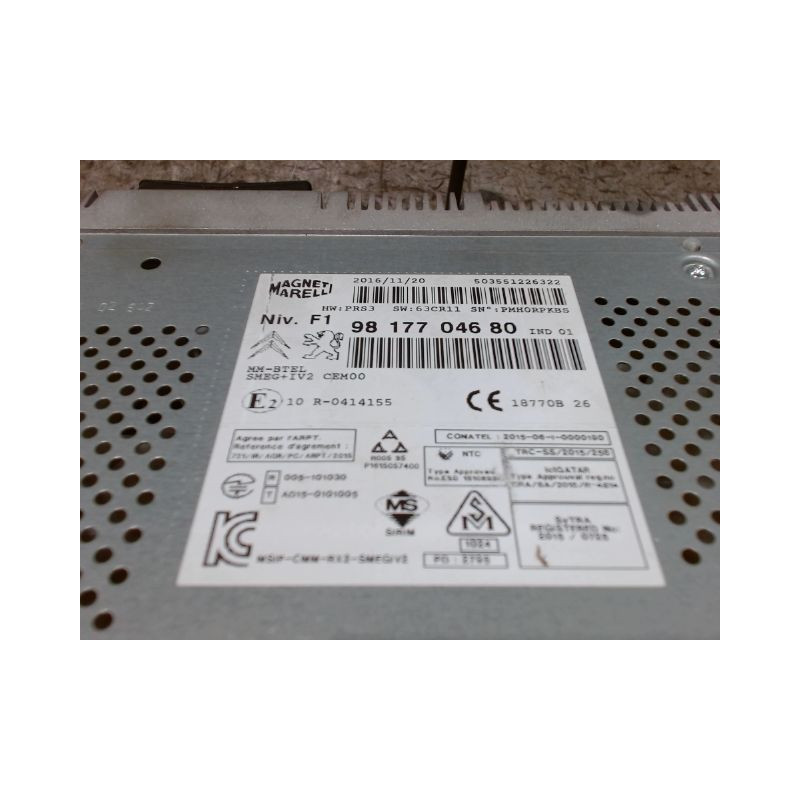 ECRAN GPS PEUGEOT PARTNER FGT LONG 08-